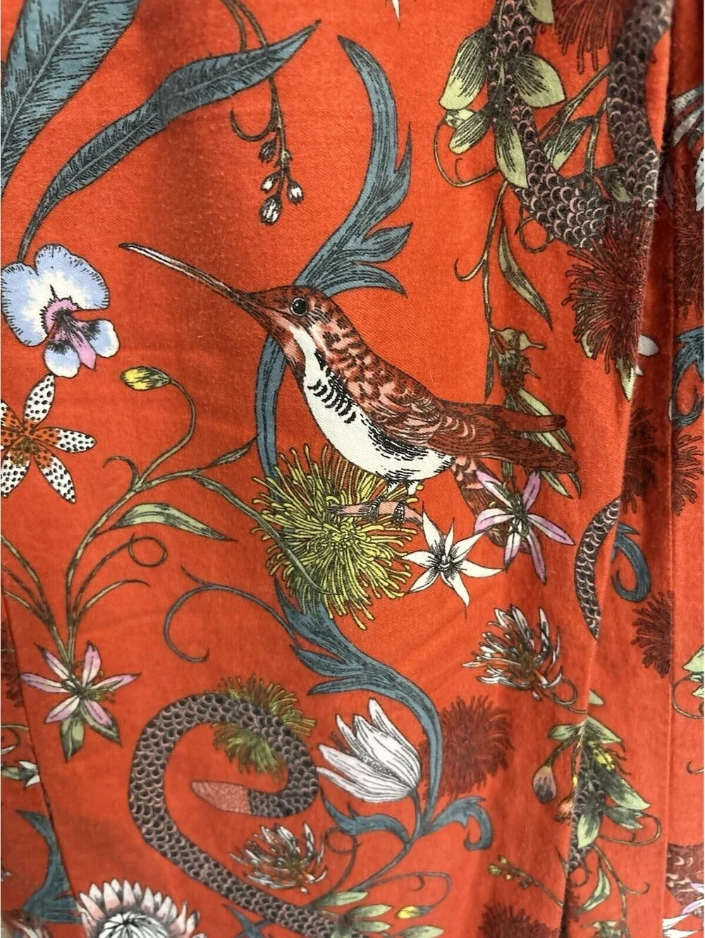 Victoria Garcia Pajama Set Floral Print Lounge Sleepwear Women Size Small